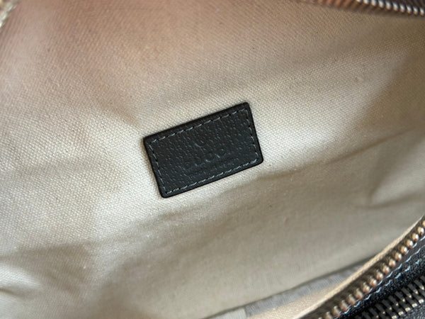 Gucci Interlocking G belt bag Gray Leather Canvas 248165