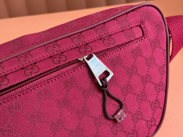 BORSA A MARTELLO 34 IN TELA MONOGRAM ROSSO RIBES