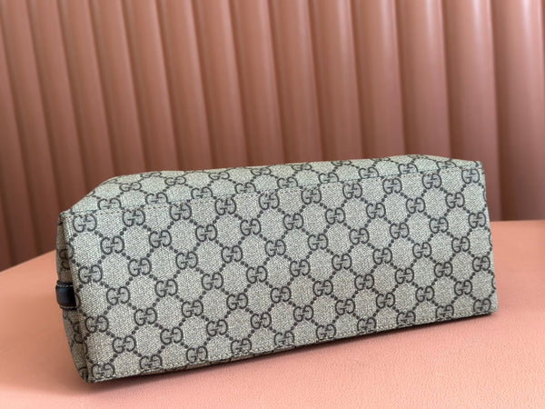 Gucci Ophidia 31cm Bag Ebony Black Canvas 248556