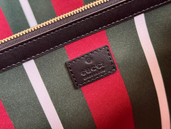 Gucci Ophidia 36cm Bag Ebony Black Canvas 248557