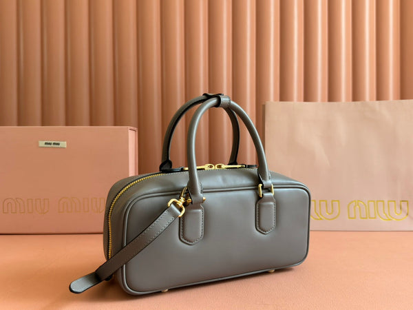 Miu Arcadie 27 Grey Leather 231050