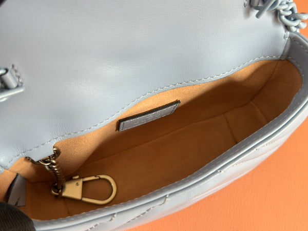 Gucci GG Marmont 16.5 Bag All Blue Calfskin 248349