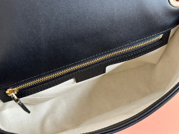 Gucci Blondie Small Shoulder Bag 26 Black Calfskin 272179