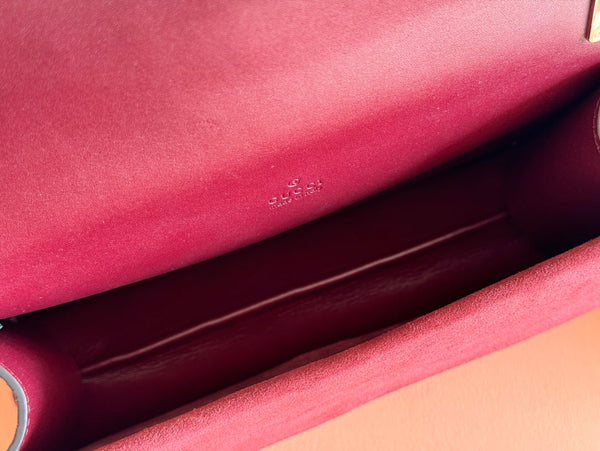 Gucci Dionysus Bag Rosso Ancora Red Suede Leather 244473
