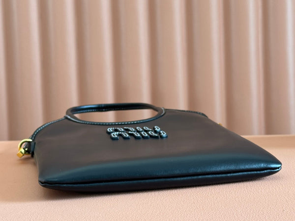 IVY Tote Bag 20 Black Leather 239728