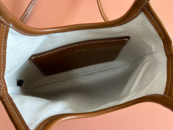 IVY Tote Bag 20 Brown Leather 239727