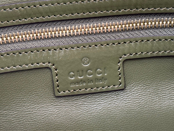 Gucci Jacket Bag Green Patent Leather 248418