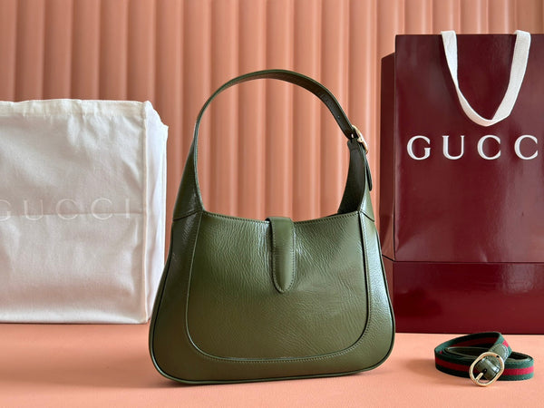 Gucci Jacket Bag Green Patent Leather 248418