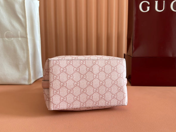 Gucci Ophidia 20.5cm Bag Pink Canvas 244353