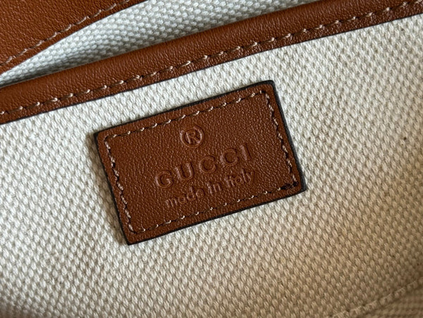 Gucci Horsebit 1995 Bag Brown Calfskin
