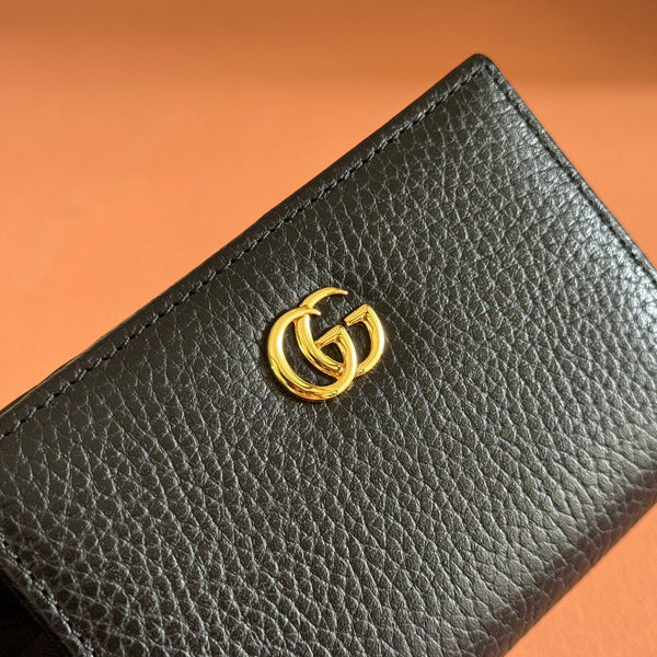 Gucci Marmont Wallet Black Leather 255302