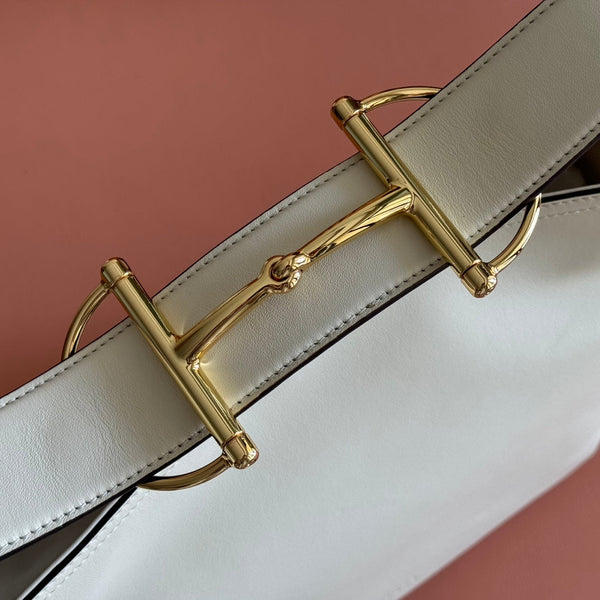 GG Beatrix Medium Tote Bag Cream Smooth Leather GHW 272127