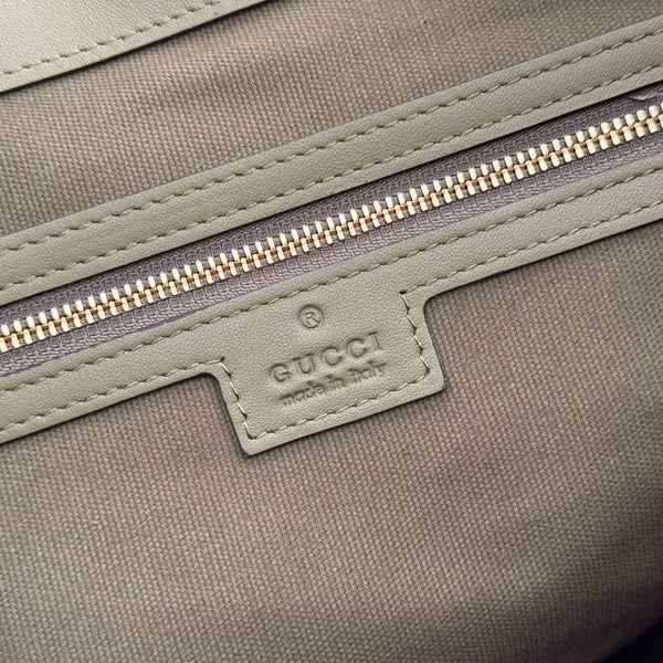 Gucci Beatrix Handbag 35 Olive Green Cowhide 272147