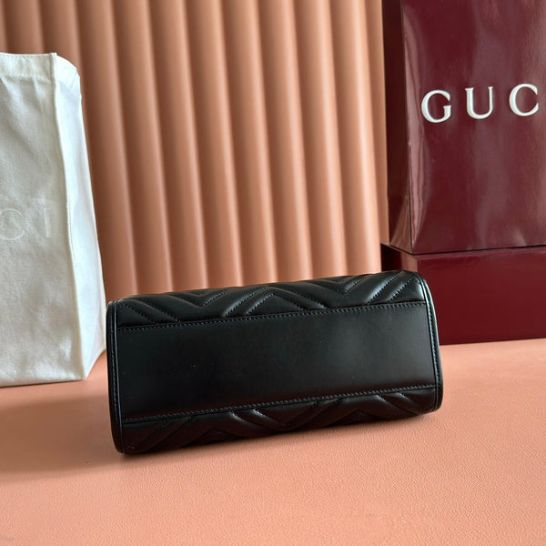 GG Marmont Matelasse Tote Black Leather 271805