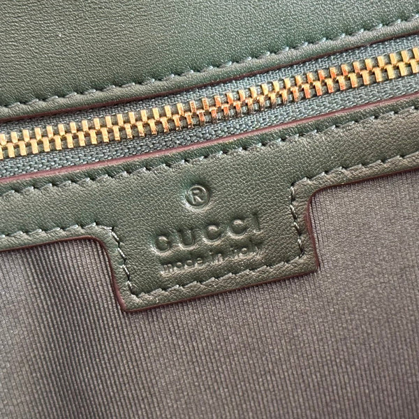 Gucci Marmont Bag 26 Dark Green Lambskin Gold Hardware 271793