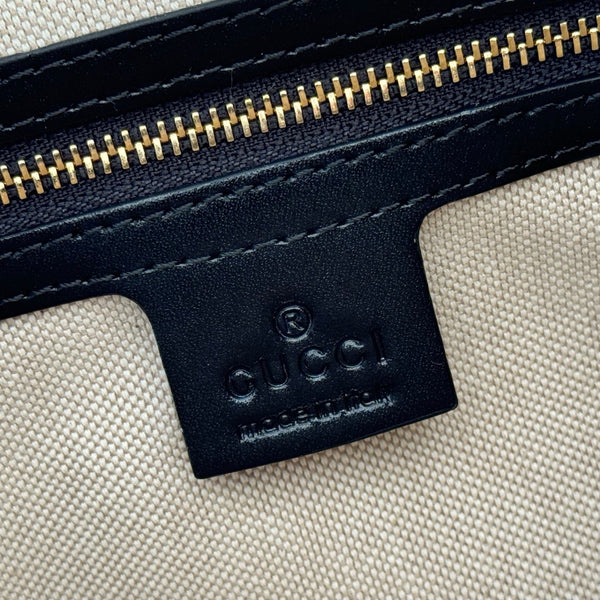 GG Jackie 1961 Small Shoulder Bag Black White Calfskin 280971