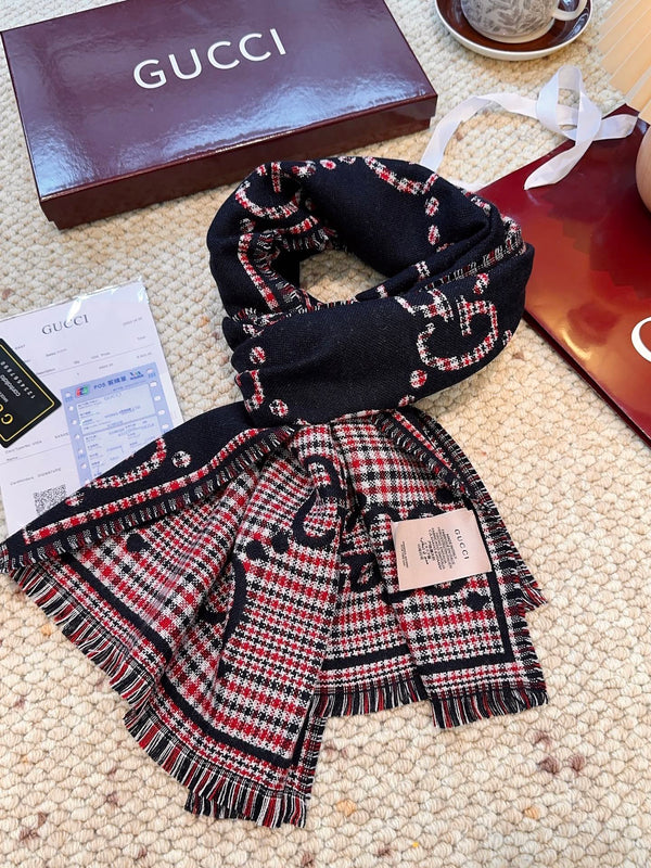 GG classic 180CM Navy Blue Red Wool 287940