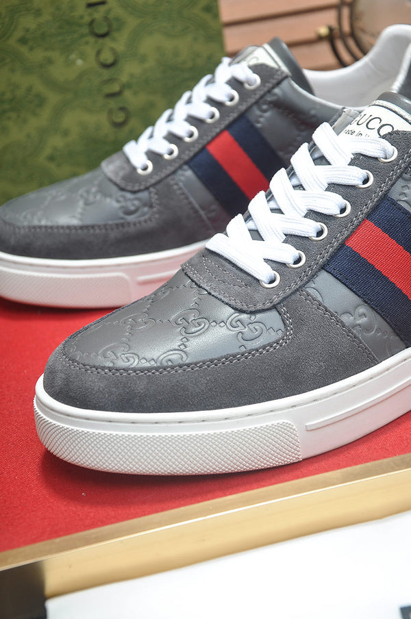 GG Men's ACE Sneaker Grey Suede Sheepskin 526171