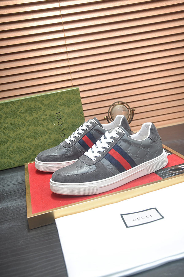 GG Men's ACE Sneaker Grey Suede Sheepskin 526171