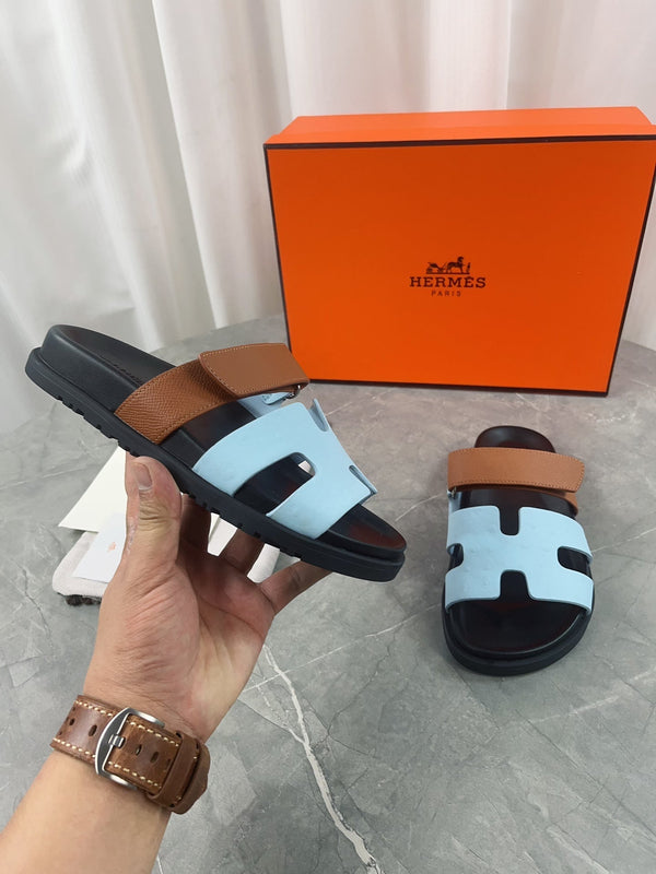 chypre sandal brown cloud blue calfskin