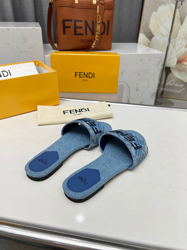 FF 5 BLUE DENIM CANVAS SLIDE