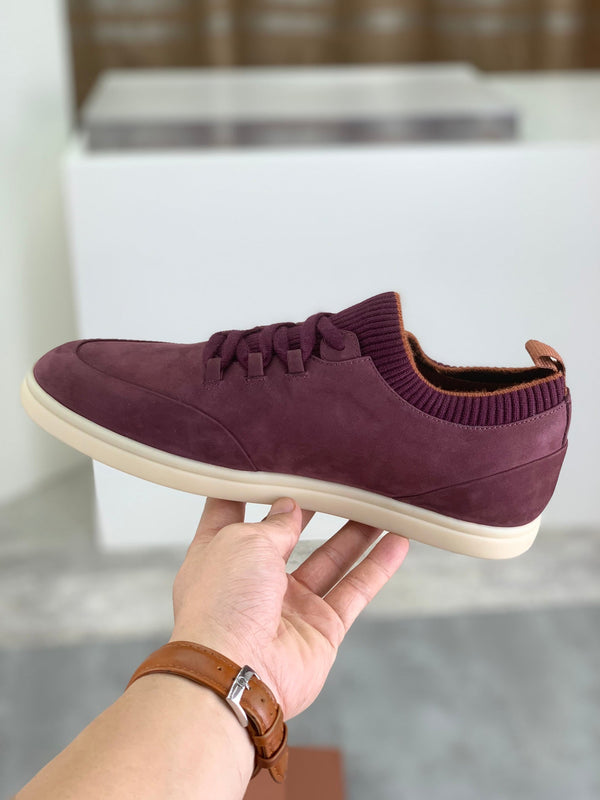 LP SOHO WALK TRAINERS IN MULBERRY SUEDE