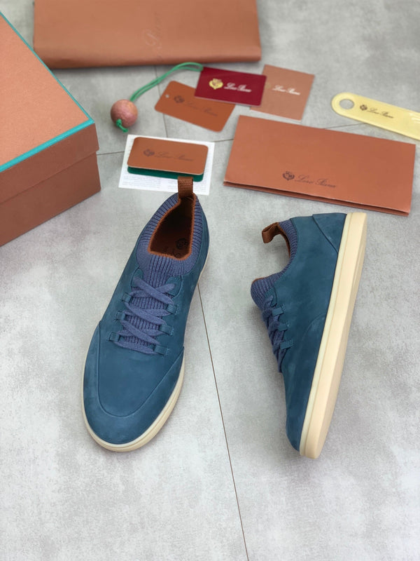 LP SOHO WALK TRAINERS IN SAPPHIRE SUEDE