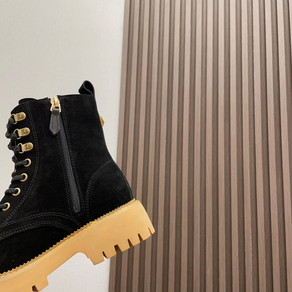 Stivaletti Valentino 30MM in camoscio nero 996146