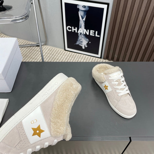 CD Star Sneaker In Light Brown Grey Suede 996000