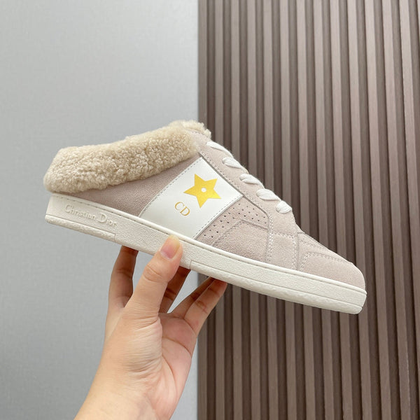 CD Star Sneaker In Light Brown Grey Suede 996000