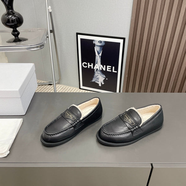 CD Loafer In Black Cowhide 996003