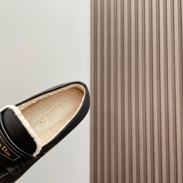 CD Loafer In Black Cowhide 996003