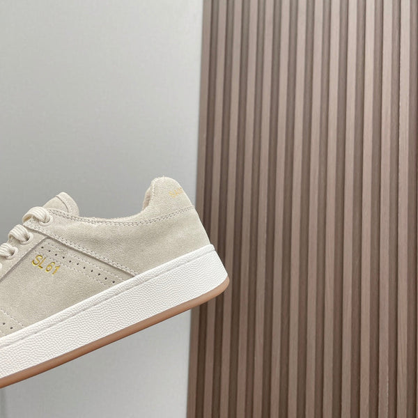 SL/61 SNEAKERS IN PALE GRAY SUEDE