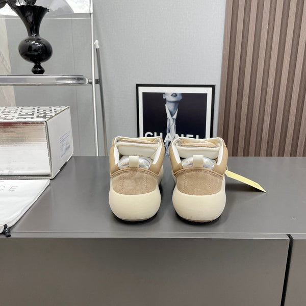 SPACE-STAR CUBE SNEAKERS IN TOBACCO SUEDE WITH PERFORATED STAR