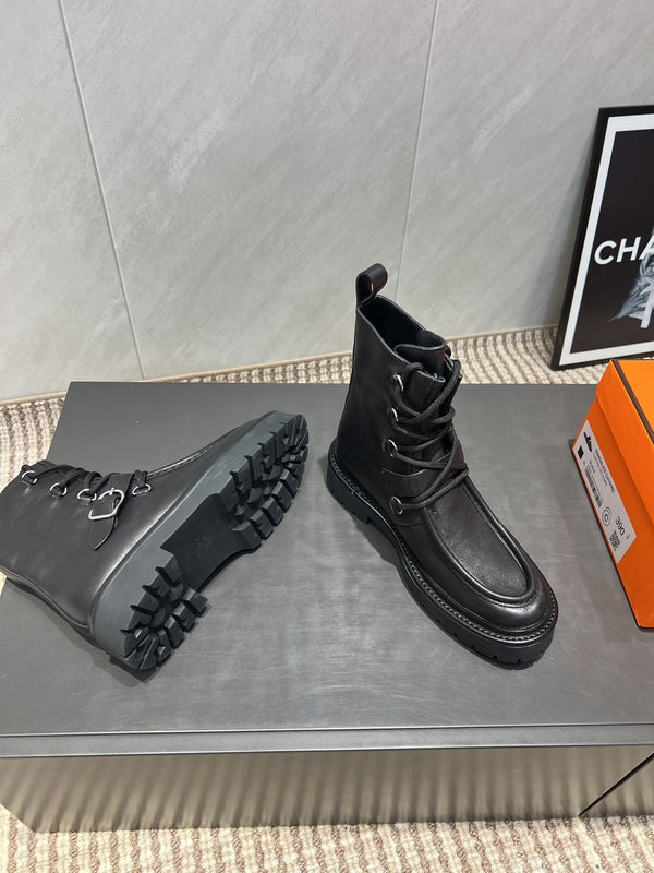 Stivali HM 25s Tobacco 30mm Pelle bovina nera 442554