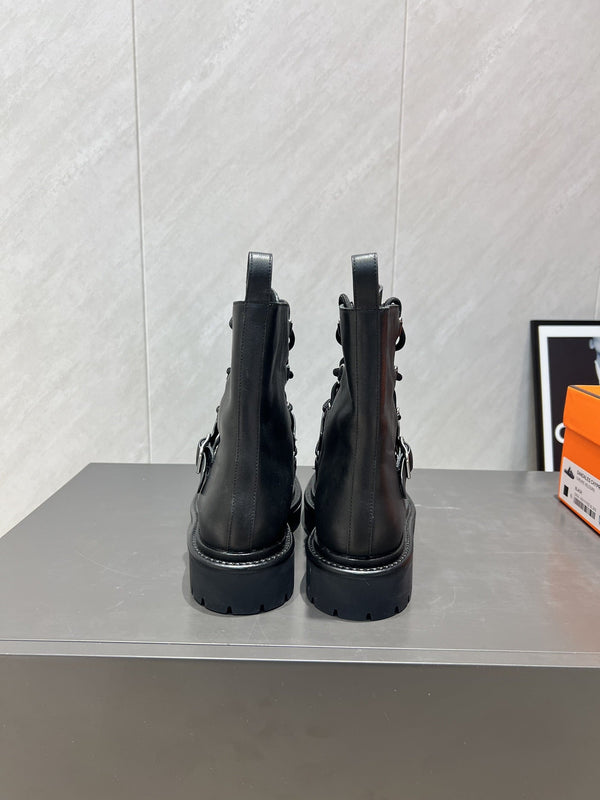 Stivali HM 25s Tobacco 30mm Pelle bovina nera 442554