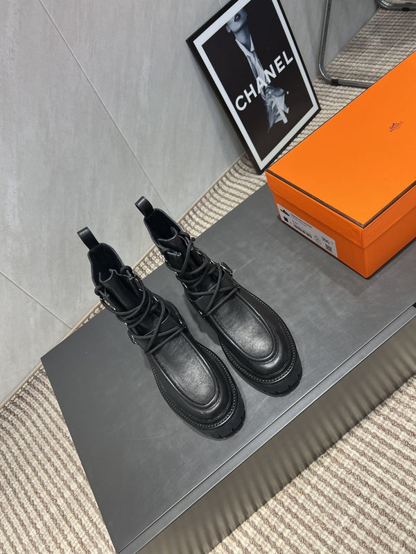 Stivali HM 25s Tobacco 30mm Pelle bovina nera 442554