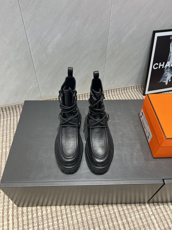 Stivali HM 25s Tobacco 30mm Pelle bovina nera 442554