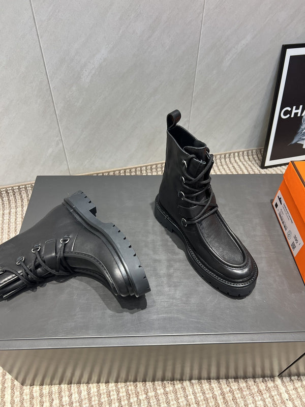 Stivali HM 25s Tobacco 30mm Pelle bovina nera 442554