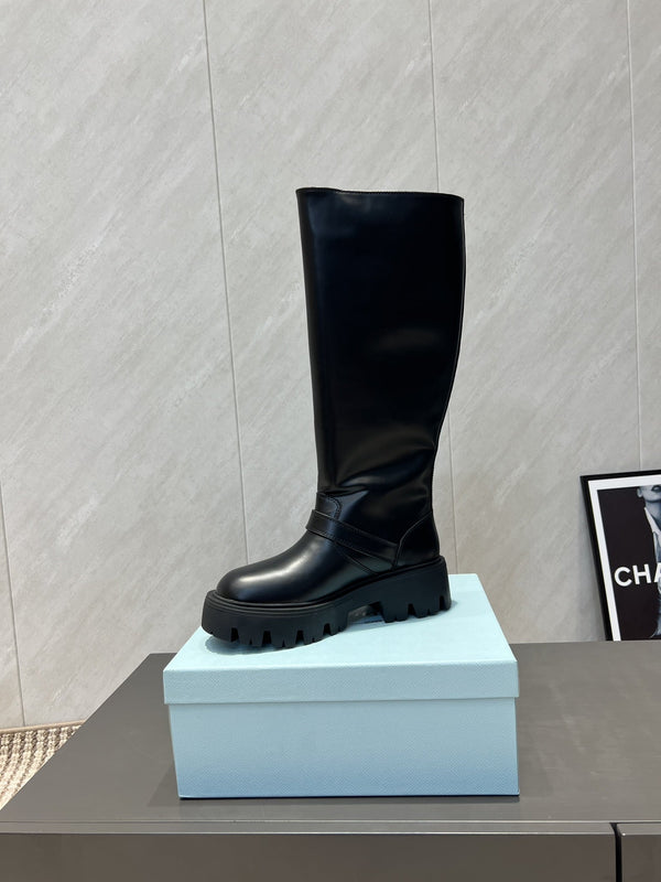 Prada 25 Boot Black Cowhide 501667