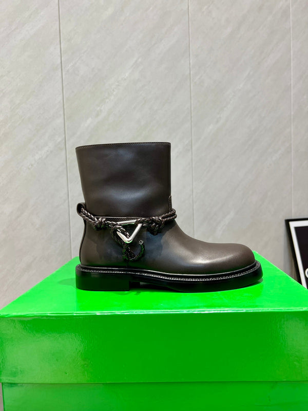 BV James Ankle Boot Taupe Brown Calfskin 540195