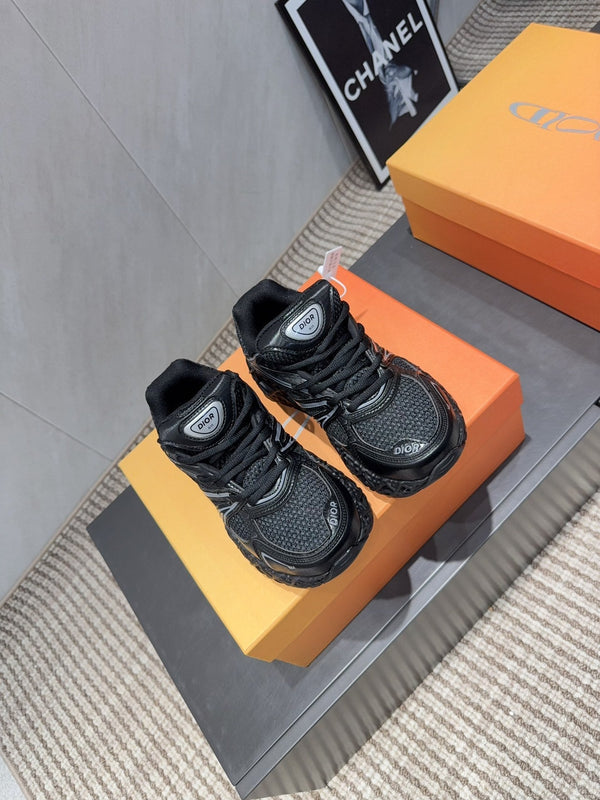 CD B35 NXXT Baskets Caoutchouc Maille Noir 614256