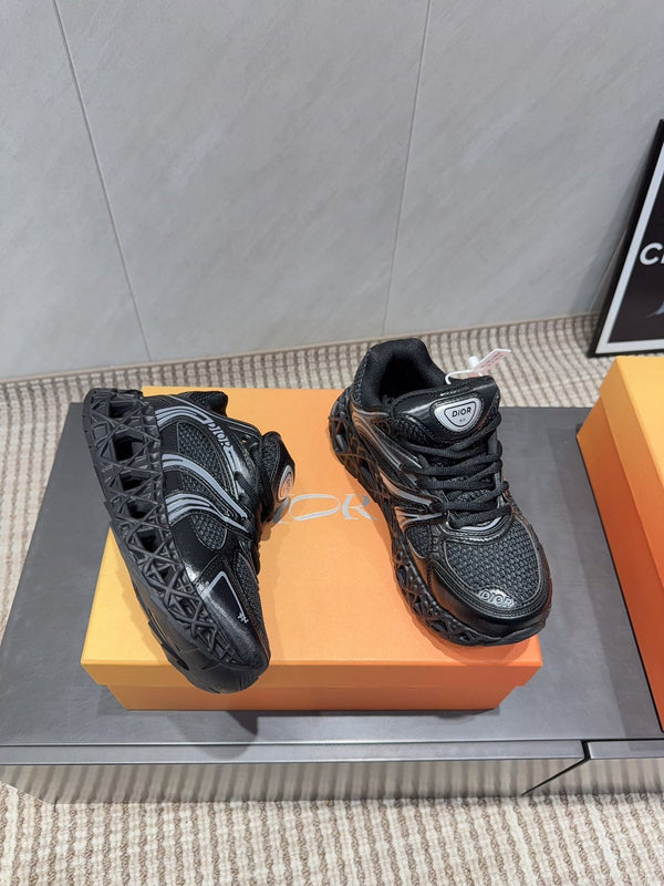 CD B35 NXXT Baskets Caoutchouc Maille Noir 614256