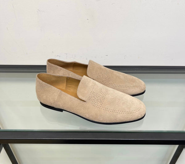 HM Men's Loafer Beige Suede 603628
