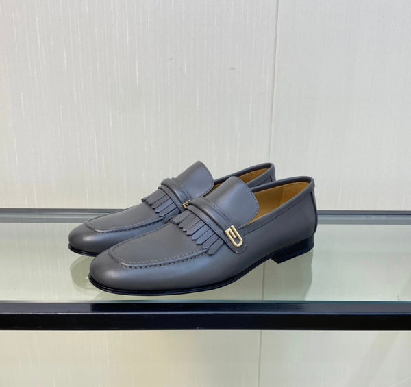 GG Men's Loafer Grey Premium Cowhide 559060
