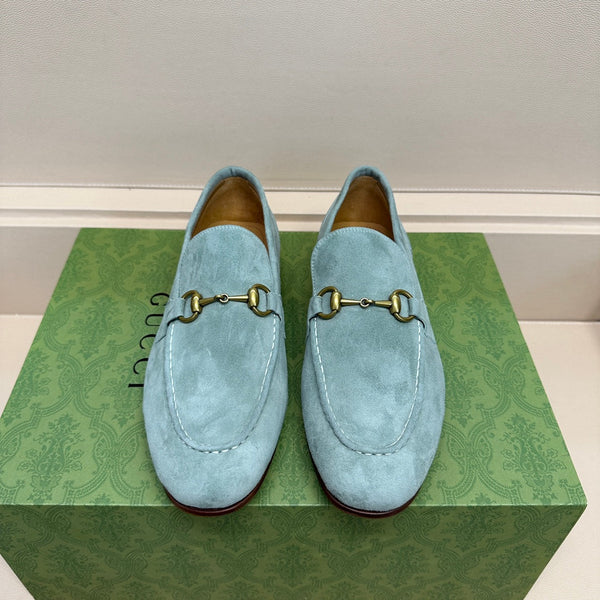 GG Men's Jordaan Loafer Light Blue Suede 575860