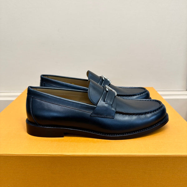 LV MAJOR LOAFER IN BLACK PLAIN CALFSKIN
