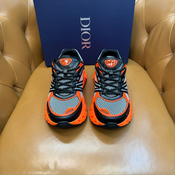 CD 25 B35 NXXT Sneaker Orange Mesh Cowhide 754505