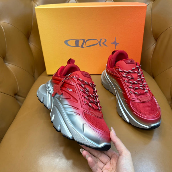 CD B44 Blade Sneaker Red Silver Mesh 747736