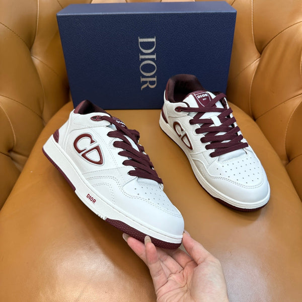 CD B57 Sneaker White Red Cowhide 749443